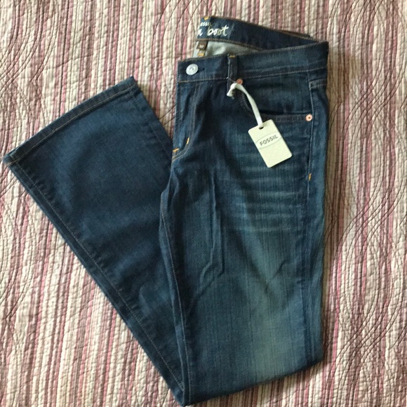 FOSSIL Jeans Slim Boot Cut Size 30 - Picture 4 of 4